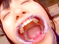 Exotic Japanese chick Tsukushi Osawa in Amazing Blowjob, BDSM JAV clip