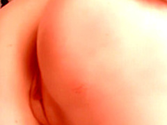 Horny brunette is picked up and sucks outside, then goes in to get hammered