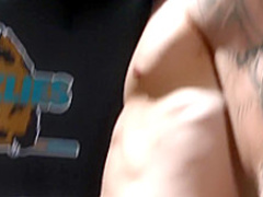 Sultry babe with wonderful big tits is ready to take on some hard meat