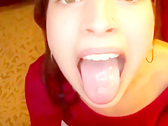 Brunette college girl fucked