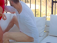 TUSHY Wife Hires Her Hot Neighbor To Get Gaped By Her Husband With Her