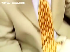 Her secretary is large and in charge