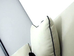 Pretty brunette stepsister is in need of a thick rod filling her twat