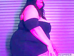 Big Booty Latina BBW Jazmin Torres is Spanked by BBC