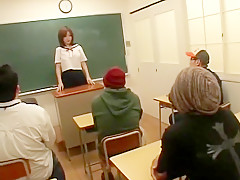 Crazy Japanese chick Rio Hamasaki in Fabulous Gangbang, Masturbation JAV video