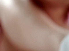 Sensual brunette spreads her legs and rubs her hot velvet purse