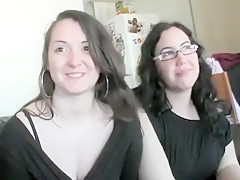 Friends Dike It Out And Man Watches In Pov