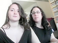 Friends Dike It Out And Man Watches In Pov