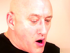 Precious young babe with perky boobs gets pounded by a dirty old guy