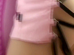 Ravishing Oriental goddess with big hooters Kate poses naked outside