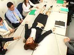 Crazy Japanese model Kana Mimura, Rin Yamaki in Exotic Office, Fetish JAV movie