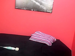 Wild brunette with big natural tits Scarlet De Sade enjoys a hard dick