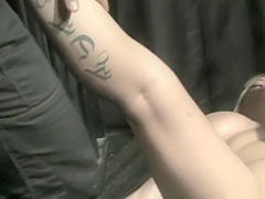 Busty blonde MILF is slave of the day getting her body worked over