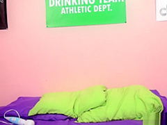 Wild European beauty Amirah Adara enjoys a huge dildo and a hard dick