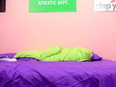 Wild European beauty Amirah Adara enjoys a huge dildo and a hard dick