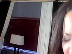 Delightful brunette teen gets picked up on the street and banged hard