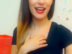 Cute brunette cam masturbates dildo anal getting super wet