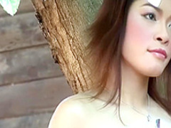 Kwan Galyarut enjoys stripping outdoors and posing for the camera