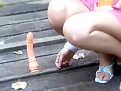 Kwan Galyarut enjoys stripping outdoors and posing for the camera