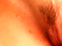 Foxy Lily Love gets an oiled massage, a big dick to suck and plug her