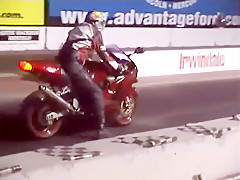 Motorcycle ride turns on Asian cute