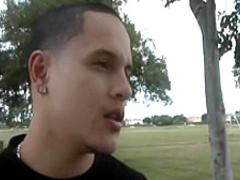 Petite brunette schoolgirl fucks a huge dick and gets a nasty creampie