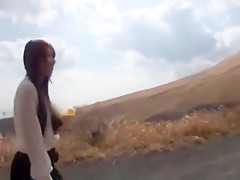 Horny Japanese slut Jessica Kizaki in Fabulous Outdoor, Couple JAV scene