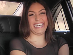 Fascinating brunette teen Kylie Sinner indulges in hardcore anal sex