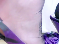 Nylon foot play in black