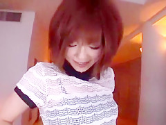 Hottest Japanese chick Saki Ninomiya in Exotic Lingerie, Small Tits JAV movie