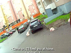 Fucking Glasses - Rina - Not shy to fuck on a stairway