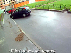 Fucking Glasses - Rina - Not shy to fuck on a stairway