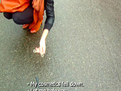 Fucking Glasses - Rina - Not shy to fuck on a stairway