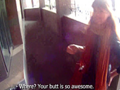 Fucking Glasses - Rina - Not shy to fuck on a stairway