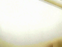Nerdy brunette Wendy fucks a hard stick and takes a mouthful of semen