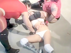 sumiko destroyed by 2 powergirls skw