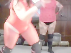 sumiko destroyed by 2 powergirls skw