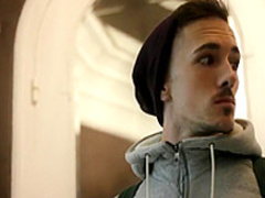 Tempting brunette in black stockings is for you