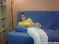 Make Him Cuckold - Tonya Nats - Dumb cheater punished in a kinky way