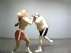 Mixed boxing with April