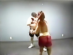 Mixed boxing with April