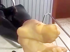 Vintage pantyhose and latex leginggs