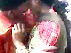 Guy pressed his gf tits in front of his friends