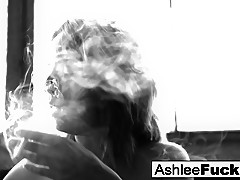 Ashlee Graham in Busty Ashlee Graham Smokes While Showing Off Her Natural Tits - AshleeGraham