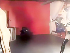 Sadistic Mistress Total Control Over Slave