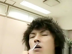 JAPANESE CLASSIC TEACHER MOM WITH GLASS AND CLOTHES