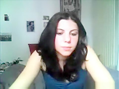 Fantastic girl masturbating to webcam