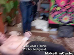 Make Him Cuckold - Lupe Burnett - Jealous gf revenge cuckold sex