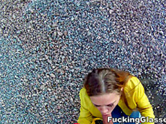 Fucking Glasses - Emma - Fucked on a construction site