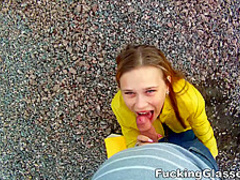 Fucking Glasses - Emma - Fucked on a construction site
